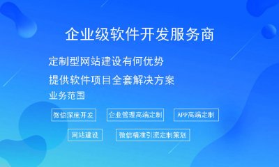 定制型網站建設有何優勢