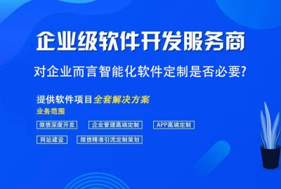 對企業而言智能化軟件定制是否必要?